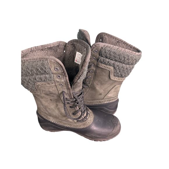 The North Face Boots Shellista II Mid Womens 8 Insulated Winter Snow Boot gray - Picture 9 of 9